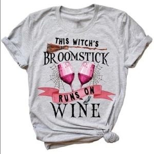 Women’s Wine Halloween Graphic T